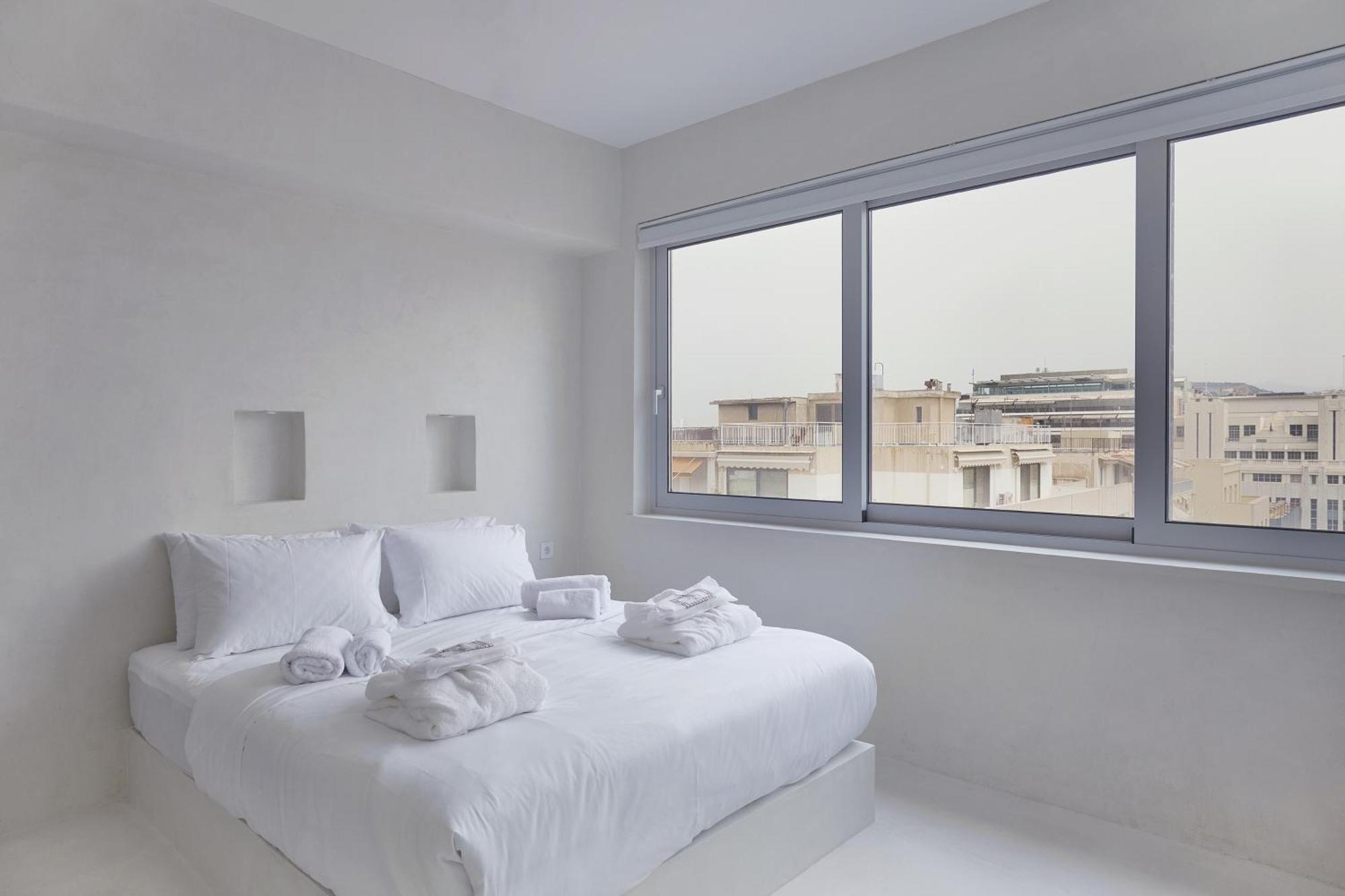 Athens Penthouse Boutique Aparthotel - Acropolis Lycabettus City View Exteriör bild